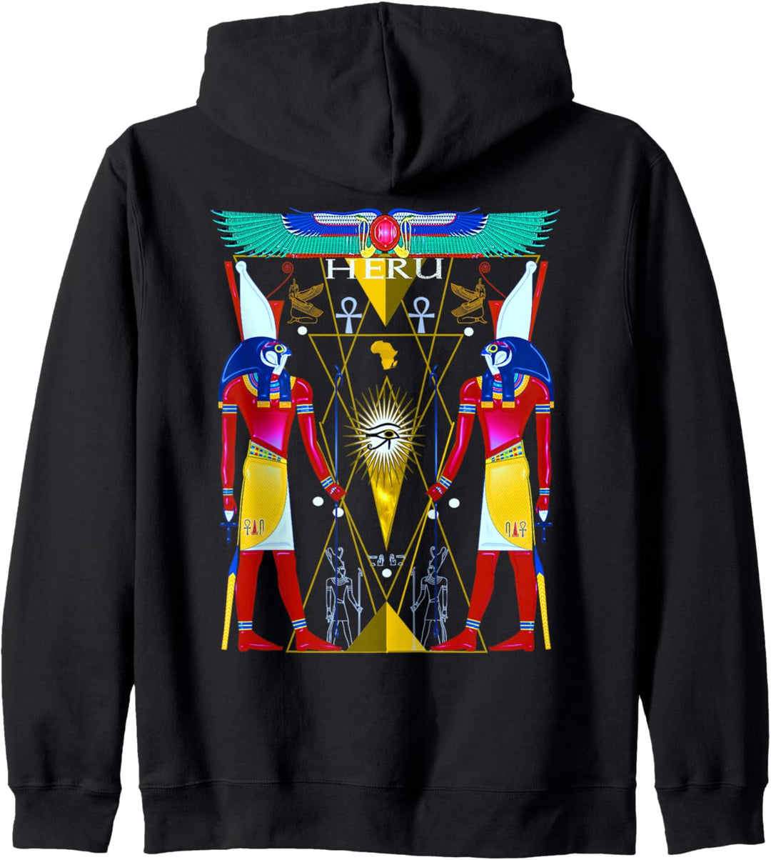 Psychedelic Heru Kapuzenjacke