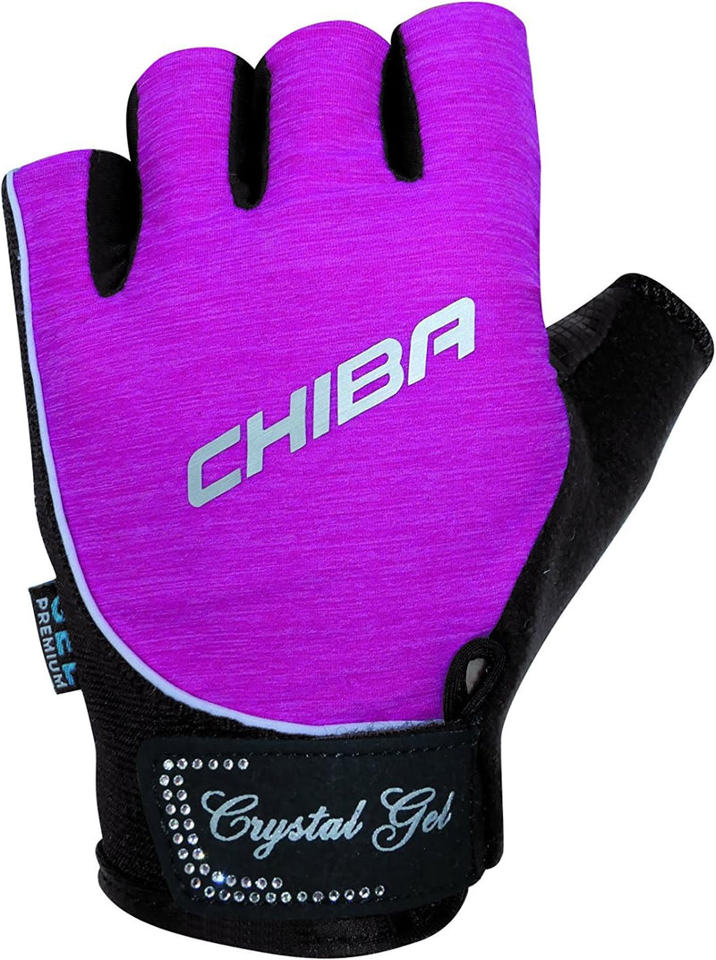 Chiba Crystal Gel Trainingshandschuhe M pink, M pink