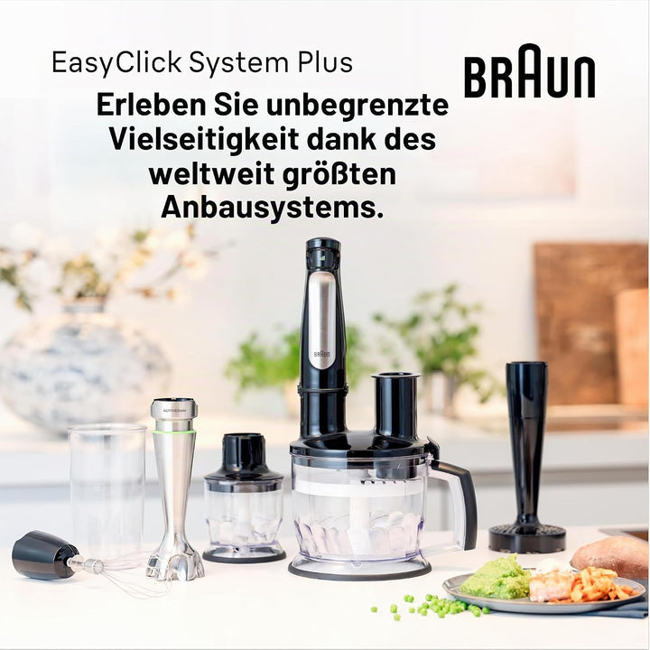 Braun Household Hogar MultiQuick 7 Mixer, Spritzschutz, spülmaschinenfest, BPA-frei, 600 ml, Zerklei