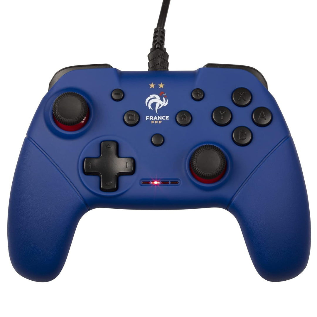 Konix FFF Kabelgebundener Controller für Nintendo Switch, Switch OLED und PC - Vibrationsfunktion -