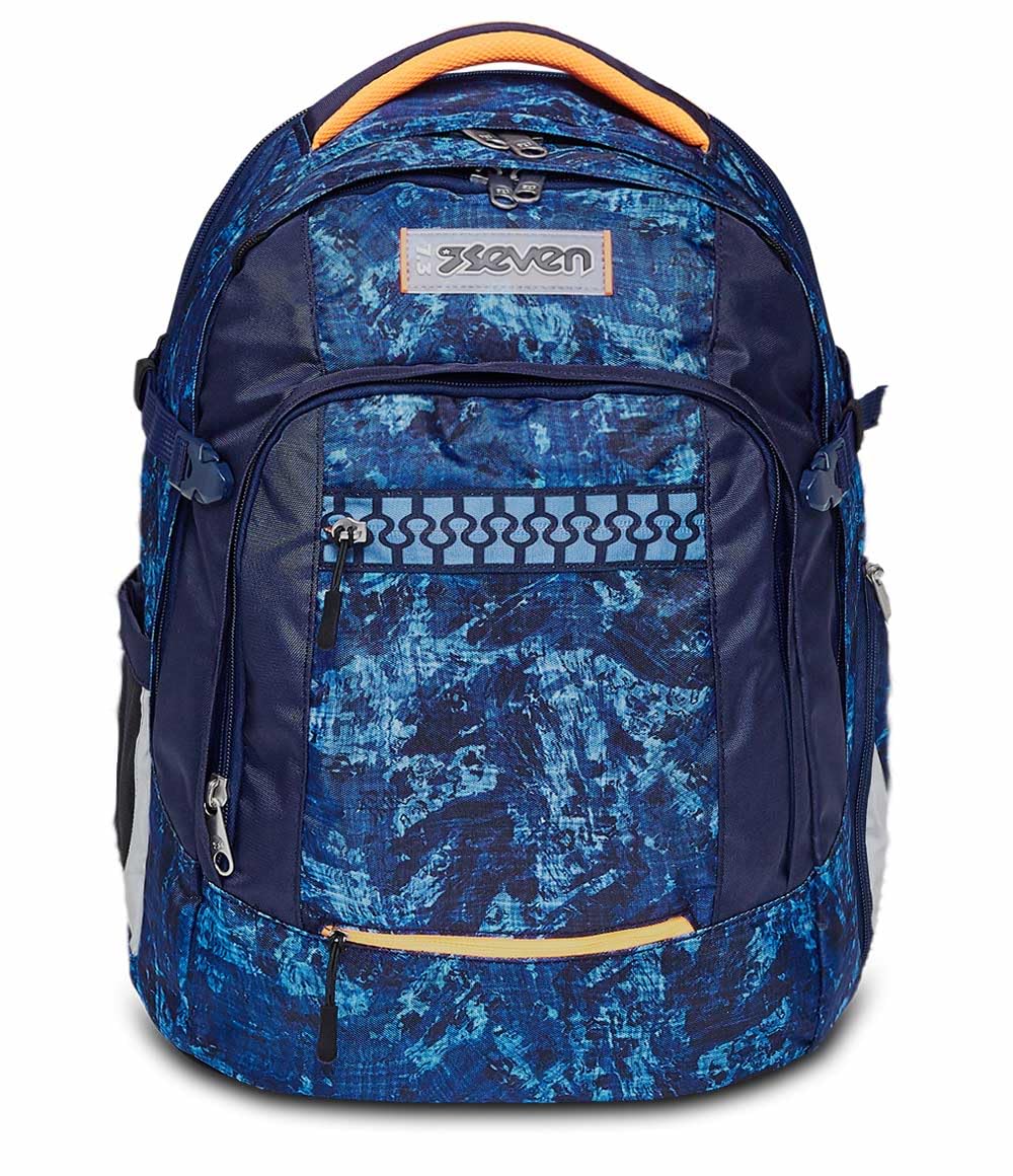 SEVEN Schulrucksack: ergonomisch &amp; erweiterbar, mit mehreren Fächern, Schulranzen für Mädchen&amp;Jungen