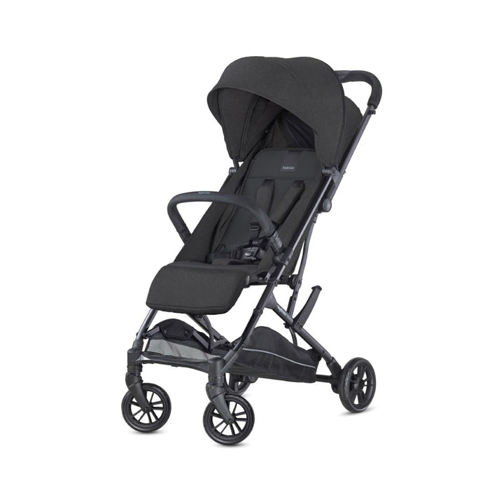 Inglesina Sketch Kinderwagen Leicht und Kompakt, Schwarz, Bequem, bis zu 17kg, Einhand-Faltung, UPF