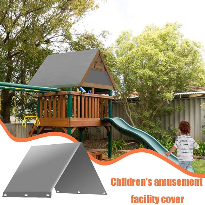 Wasserdichter Dach Ersatz, Gartenschwung Baldachin, Kinder Spielplatz Dach, Markisenabdeckung 132×22