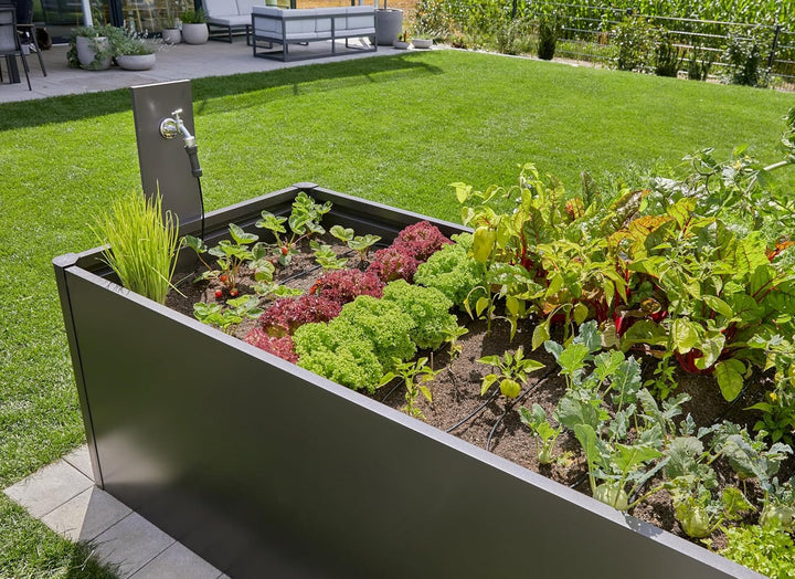 Gardena Micro-Drip-System Tropfbewässerung Set Hochbeet/Beet (35 Pflanzen): Starter-Set sofort einsa