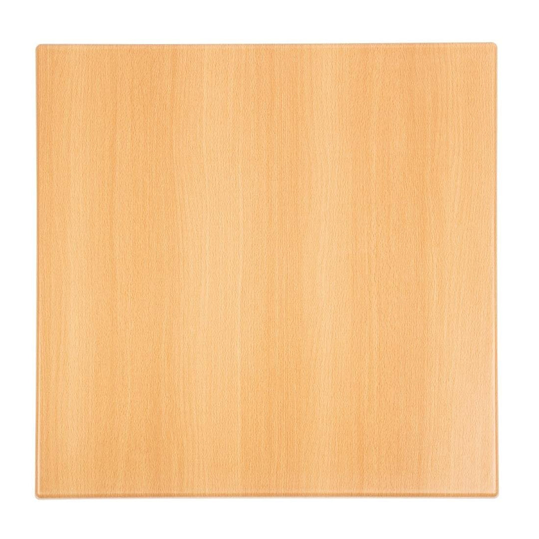 Bolero quadratische Tischplatte Buche 60cm 600(L) x 600(W)mm, 600(L) x 600(W)mm