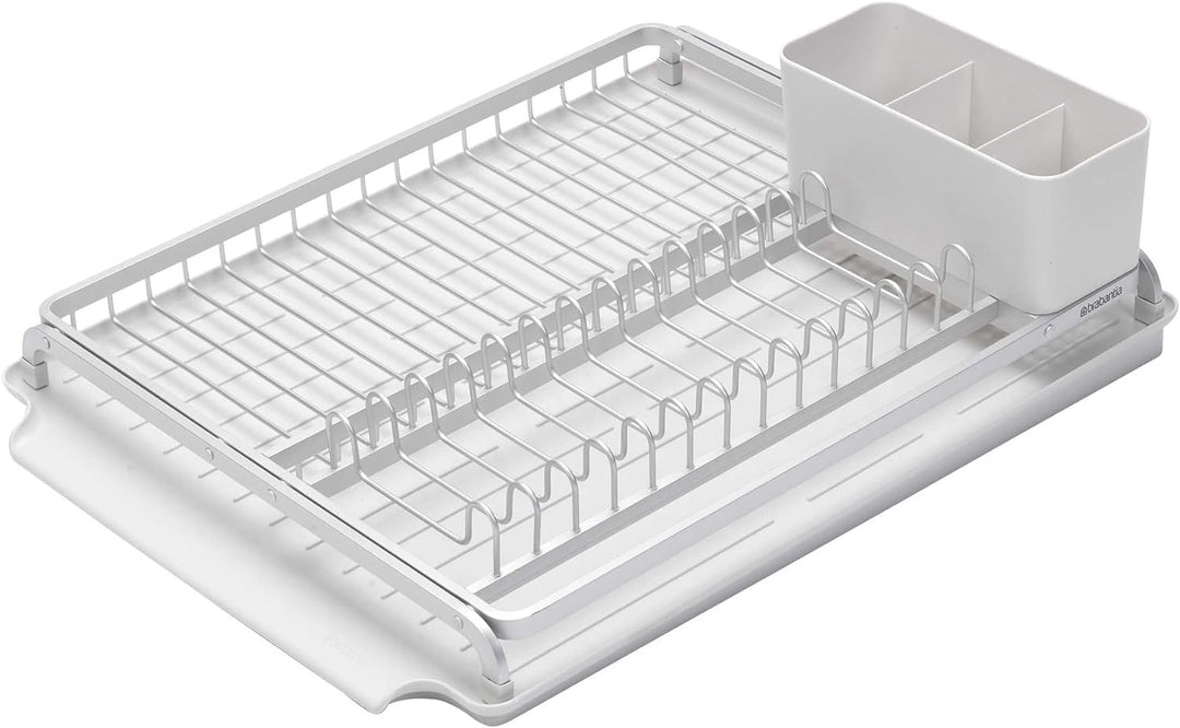 Brabantia Abtropfgestell, Aluminium/Kunststoff, Licht Grau, 13.4 x 50.6 x 39.8 cm L Light Grey, L Li