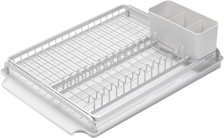 Brabantia Abtropfgestell, Aluminium/Kunststoff, Licht Grau, 13.4 x 50.6 x 39.8 cm L Light Grey, L Li