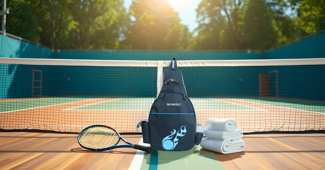 Klau Tennisschläger-Rucksack Dunkelblau, Dunkelblau
