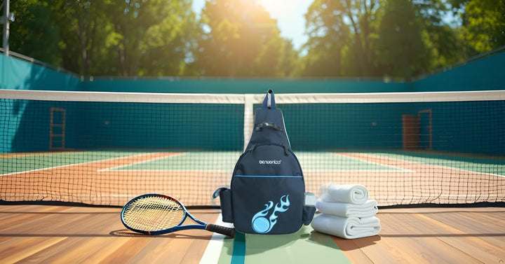 Klau Tennisschläger-Rucksack Dunkelblau, Dunkelblau