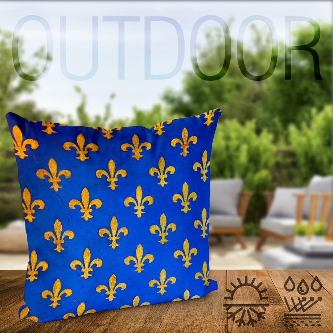 VOID Goldene Blumen Kissenbezug Kissenhülle Sofakissen Kissen Deko Outdoor-Kissen Dekokissen, Kissen