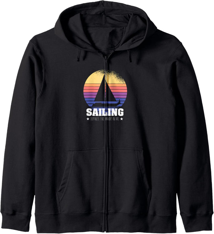 Segeln definiert die Magie. In mir Segler, Skipper Kapuzenjacke