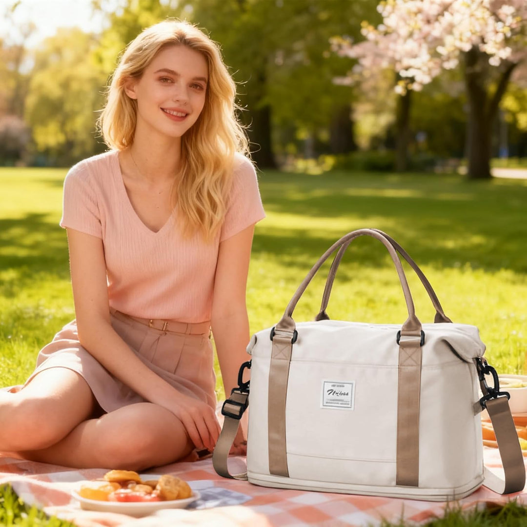 Reisetasche Damen 40x30x20 Ryanair Handgepäck Tasche Sporttasche Weekender Bag Schwimmtasche Wasserd