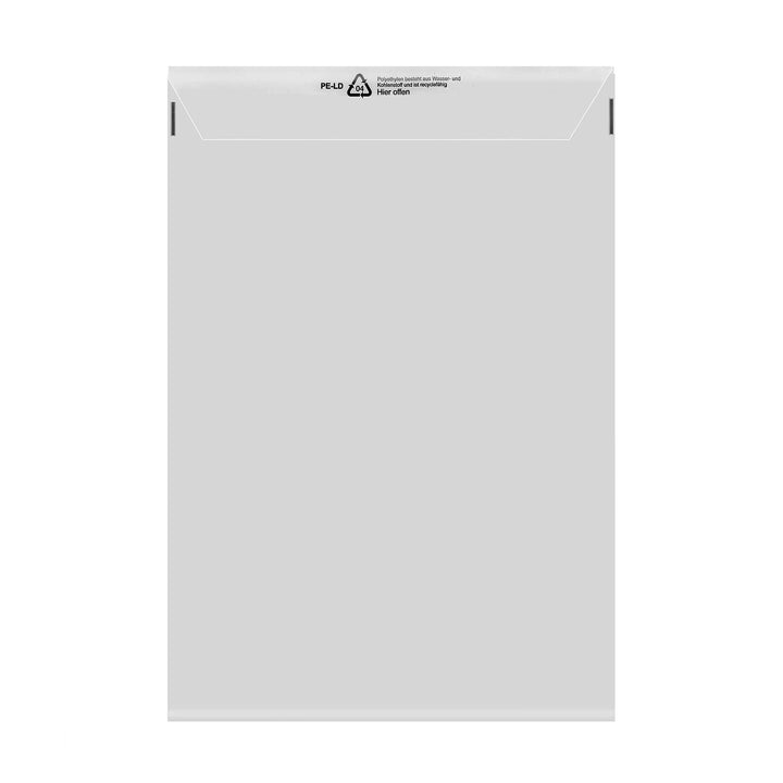 1000 Folienversandtaschen Klappenbeutel transparent DIN B4 245x350 mm Versandtaschen UNIPOST 510804