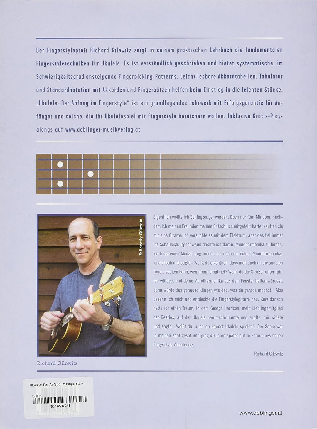 Ukulele: Der Anfang im Fingerstyle, Broschüre