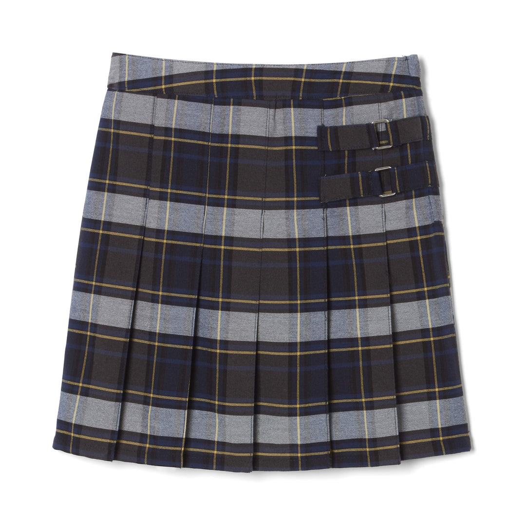French Toast Mädchen Verstellbare Taille, Plissiert, Vorne mit Zwei Laschen Scooter Skirt 38 Blue &