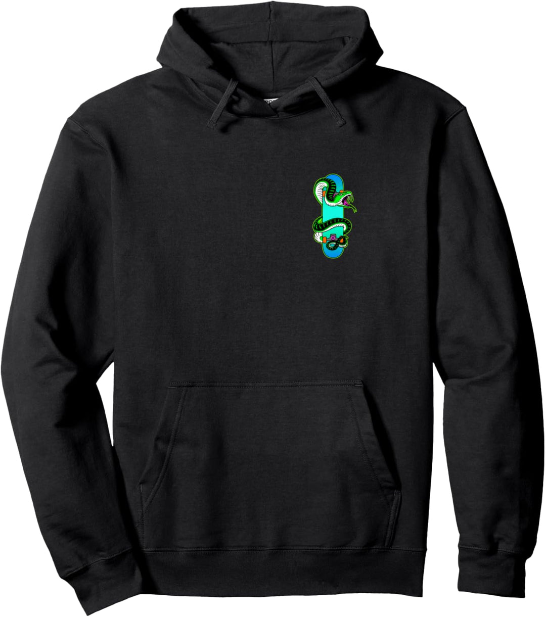 Skateboard Snake Pullover Hoodie