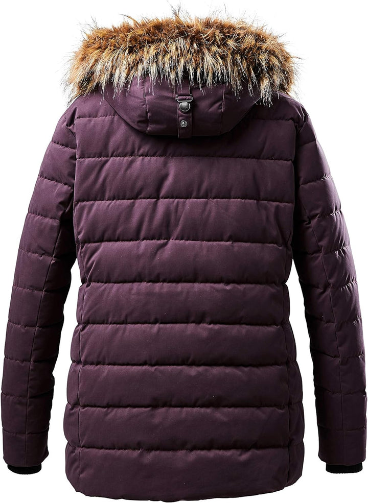 STOY Damen Wmn Quilted Jckt E Jacke In Daunenoptik Mit Abzippbarer Kapuze WMN Quilted JCKT E 50 aube