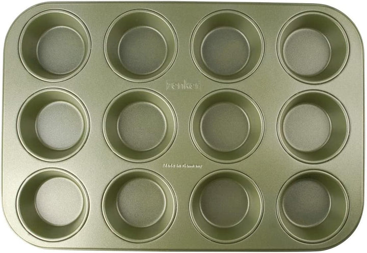 Zenker Muffinform für 12 Stück – Ressourcenschonende und klimaneutrale Backform für Muffins und Cupc