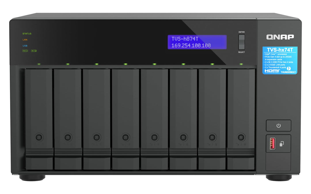 QNAP SYSTEMS TVS-H874T-I7-32G 8 BAY I7 12C