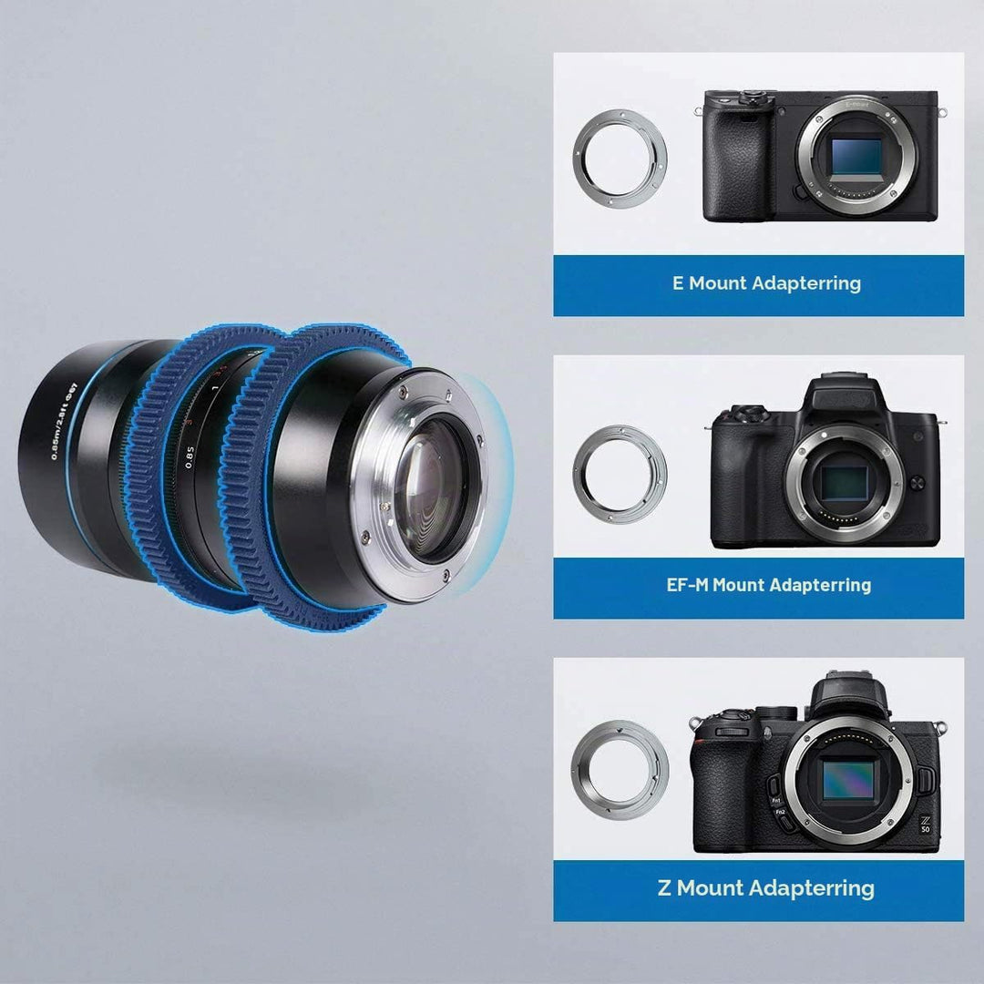 SIRUI 35mm f1.8 1.33x APS-C Anamorphes Prime Objektiv Objektive Lens Lenses mit Adpater für Canon EF