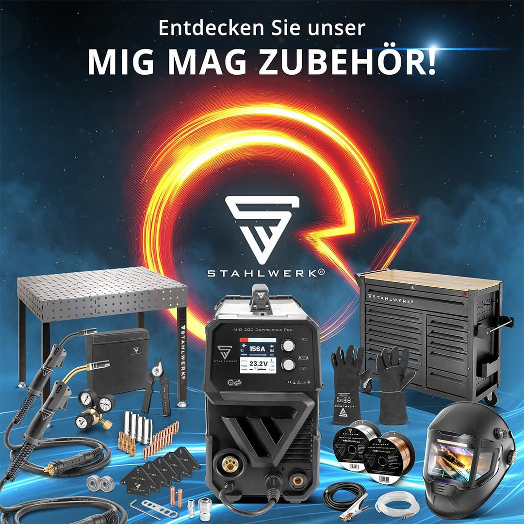 STAHLWERK MIG MAG CuSi3 Draht 0,8 mm 1 kg, kupferbasiertes MIG-Lot Schweissdraht für Kupfer Messing