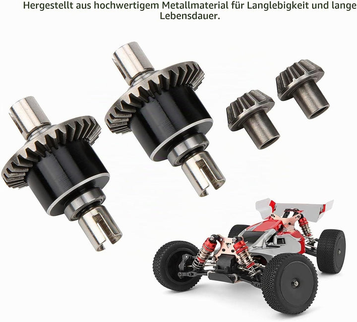 Differenzial für WLtoys, RC-Rennwagen Getriebe Differentialgetriebe Antriebszahnradsatz 1/14 RC-Diff