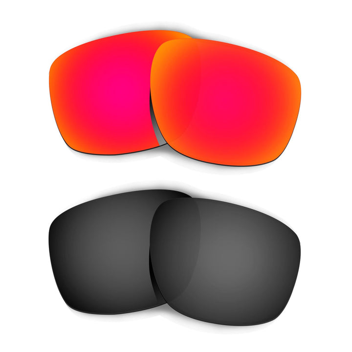 HKUCO Plus Replacement Lenses For Oakley Sliver - 2 pair Combo Pack