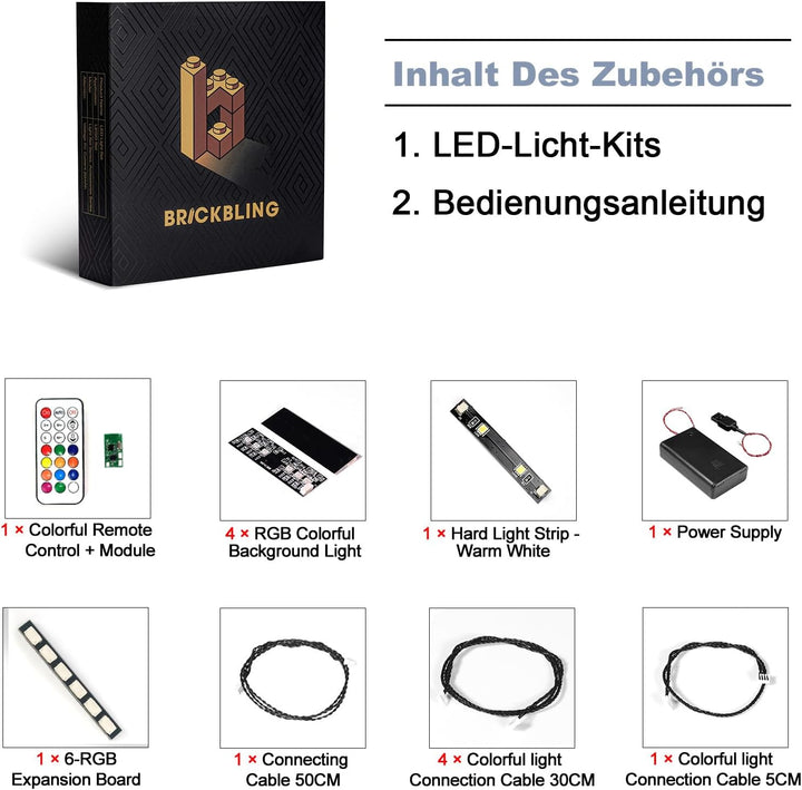 Led Licht Set Kompatibel mit Lego 43020 FIFA World Cup Official Trophy (Kein Modell), Dekorationsbel