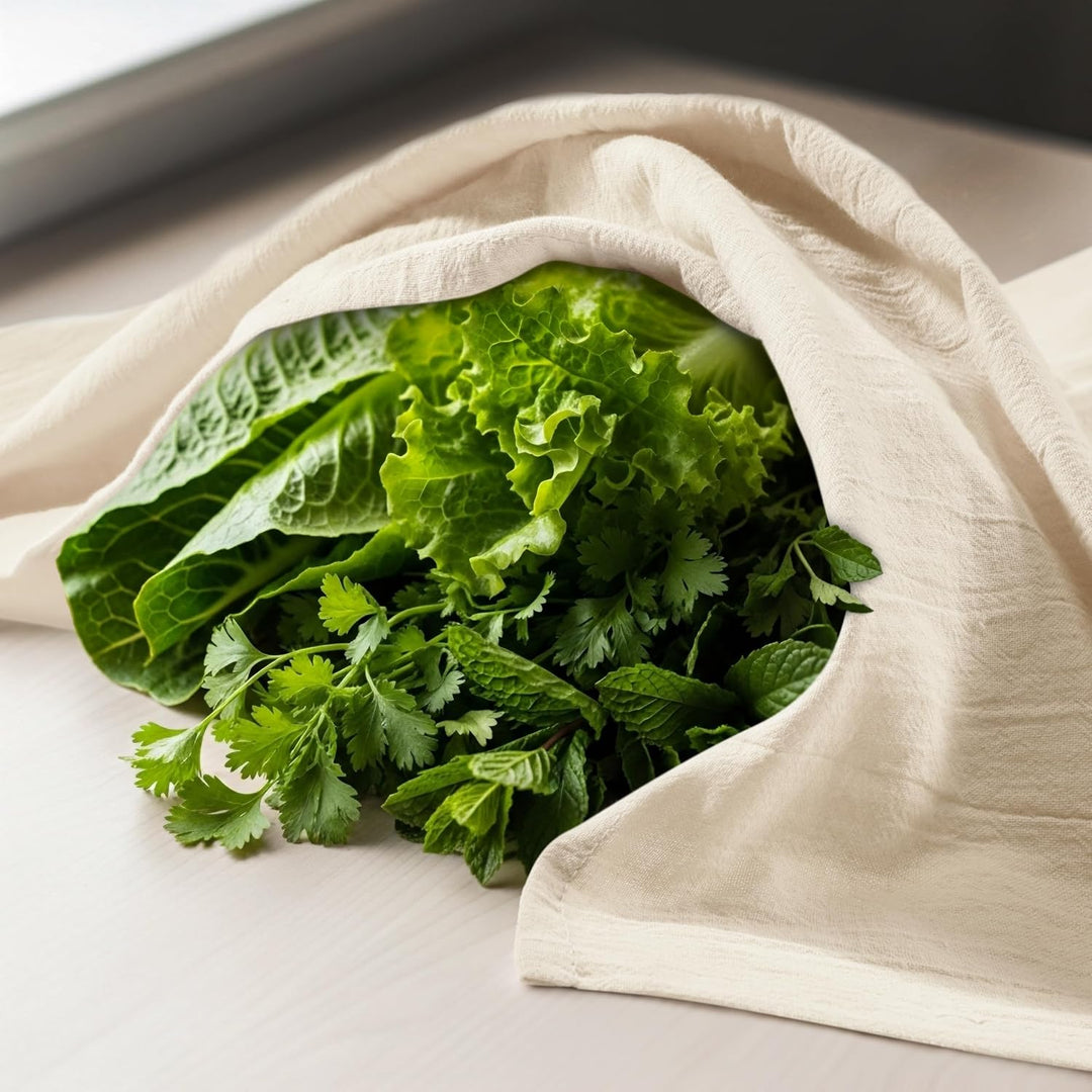 Utopia Kitchen Geschirrtücher für Mehlsack, 71,1 x 71,1 cm, ungebleicht, ringgesponnen, 100 % Baumwo