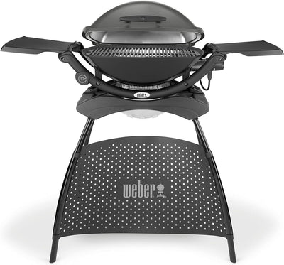 Weber Q 2400 Grill, 2200 W, Grau, rechteckig, Aluminium, Edelstahl, 68 cm l x 130 cm w x 130 cm h