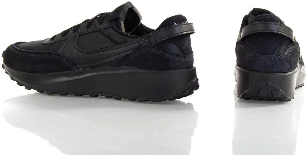 NIKE Herren Waffle DebutSneaker 40 EU Schwarz Schwarzer Noir Anthrazit, 40 EU Schwarz Schwarzer Noir