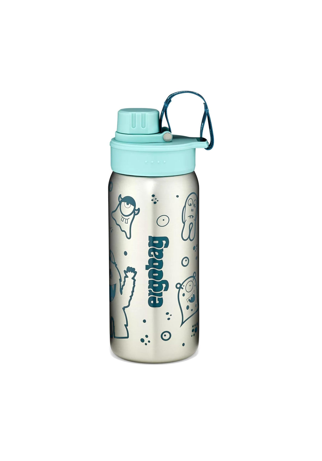 ergobag Edelstahl Trinkflasche Petrol Petrol 500 ml, Petrol 500 ml
