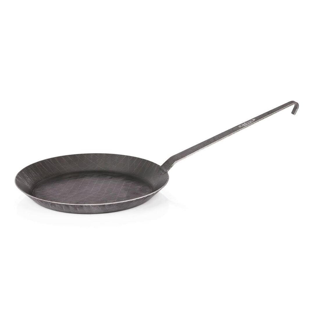 Petromax SP32 Schmiedeeiserne Pfanne - 32 cm Eisenpfanne für Induktion &amp; | Bratpfanne mit langem Sti