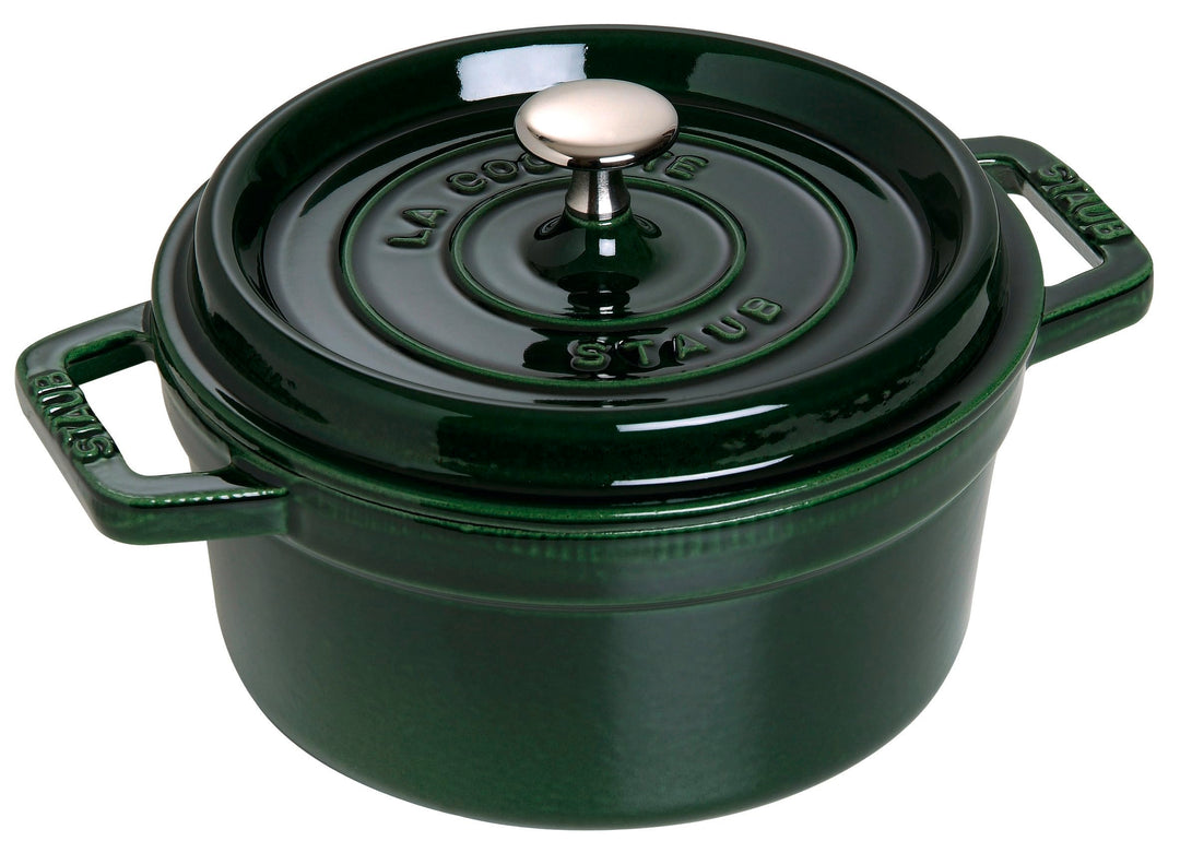 STAUB Gusseisen Bräter/Cocotte, Rund 22 cm, 2,6 L, Aromaregen Funktion, Für alle Herdarten geeignet,