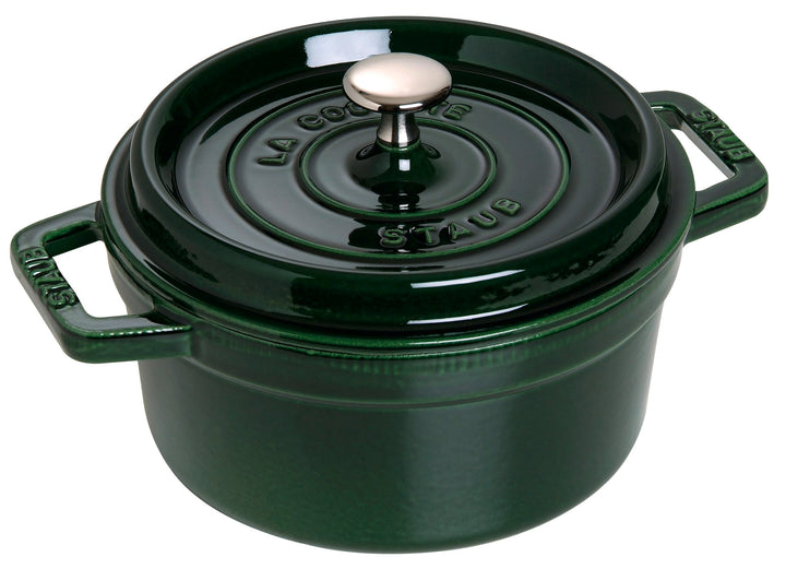 STAUB Gusseisen Bräter/Cocotte, Rund 22 cm, 2,6 L, Aromaregen Funktion, Für alle Herdarten geeignet,