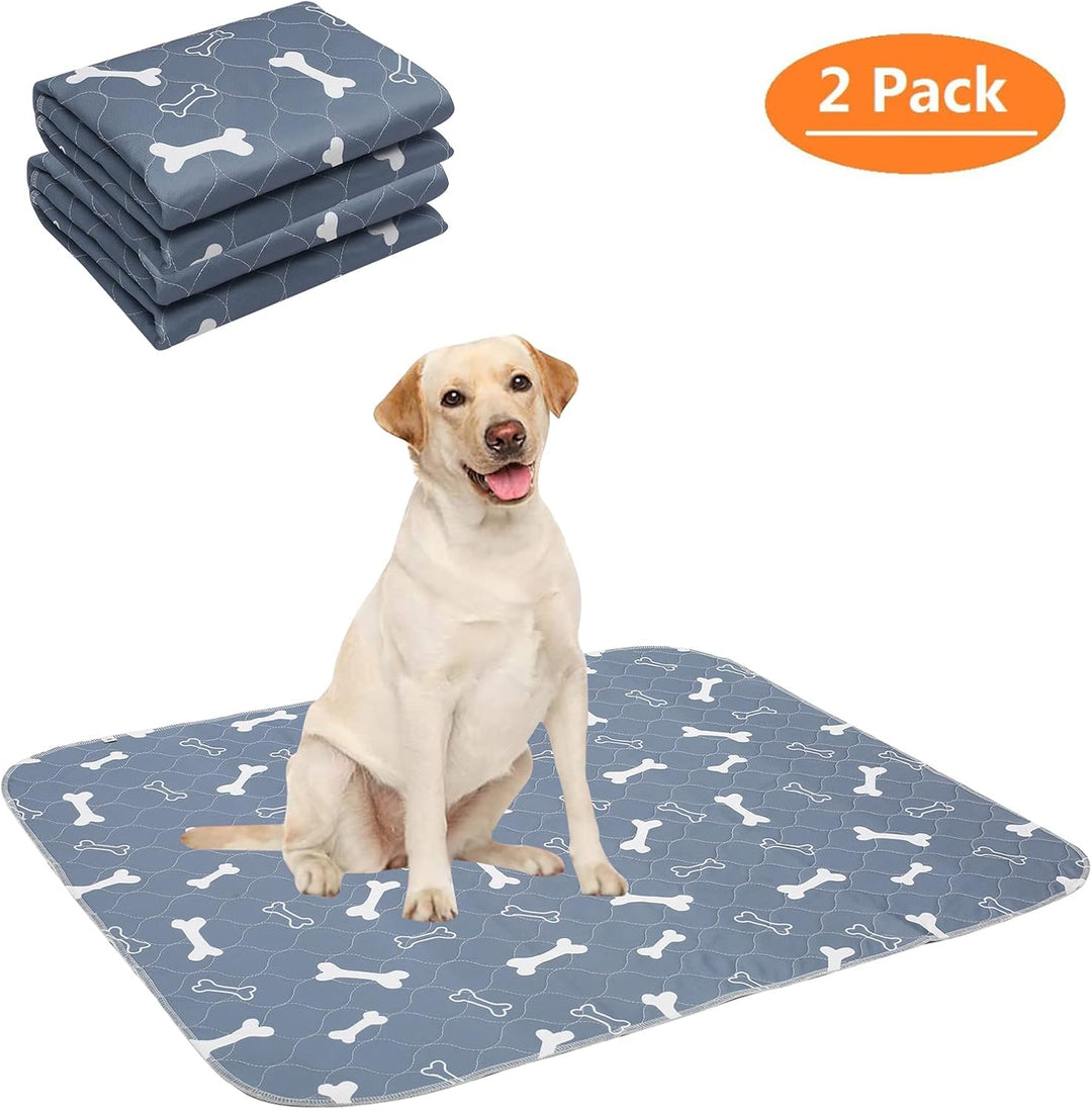 Geyecete Waschbare Welpenunterlagen(2 Stück), Saugfähig Puppy Pads hundeunterlagen, Hygieneunterlage