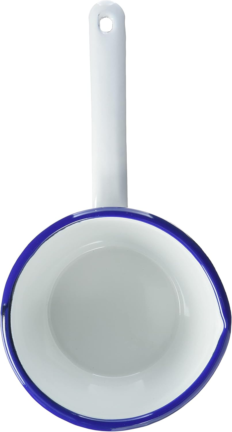 IBILI CAZO Blanco 12 cm, Stainless Steel, weiss/blau 12 x 12 x 5 cm, 12 x 12 x 5 cm