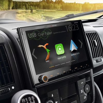 ZENEC Z-E3766: Infotainer für FIAT Ducato mit Android Auto, AppleCarPlay, 2 Din Mediencenter mit 9“/