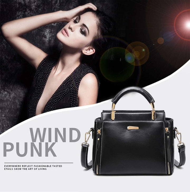 BUKESIYI Damen Tasche Umhängetasche Handtasche Frauen Klein Schultertasche Weekender Lack PU Leder C
