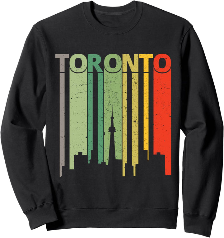 Die Skyline von Toronto im Retrostil von Toronto Sweatshirt