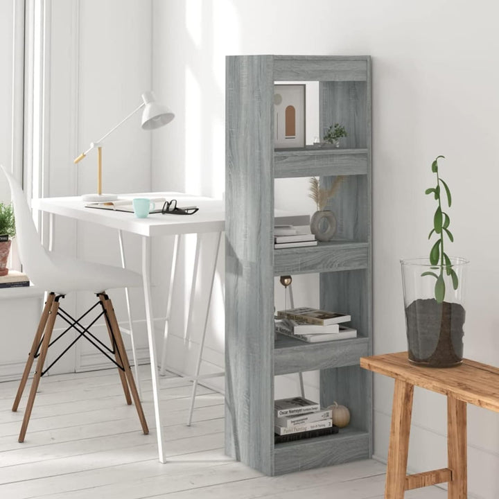 Gecheer Bücherregal Raumteiler mit Fächer Wandregal Standregal Aktenregal Raumtrenner Büroregal Rega