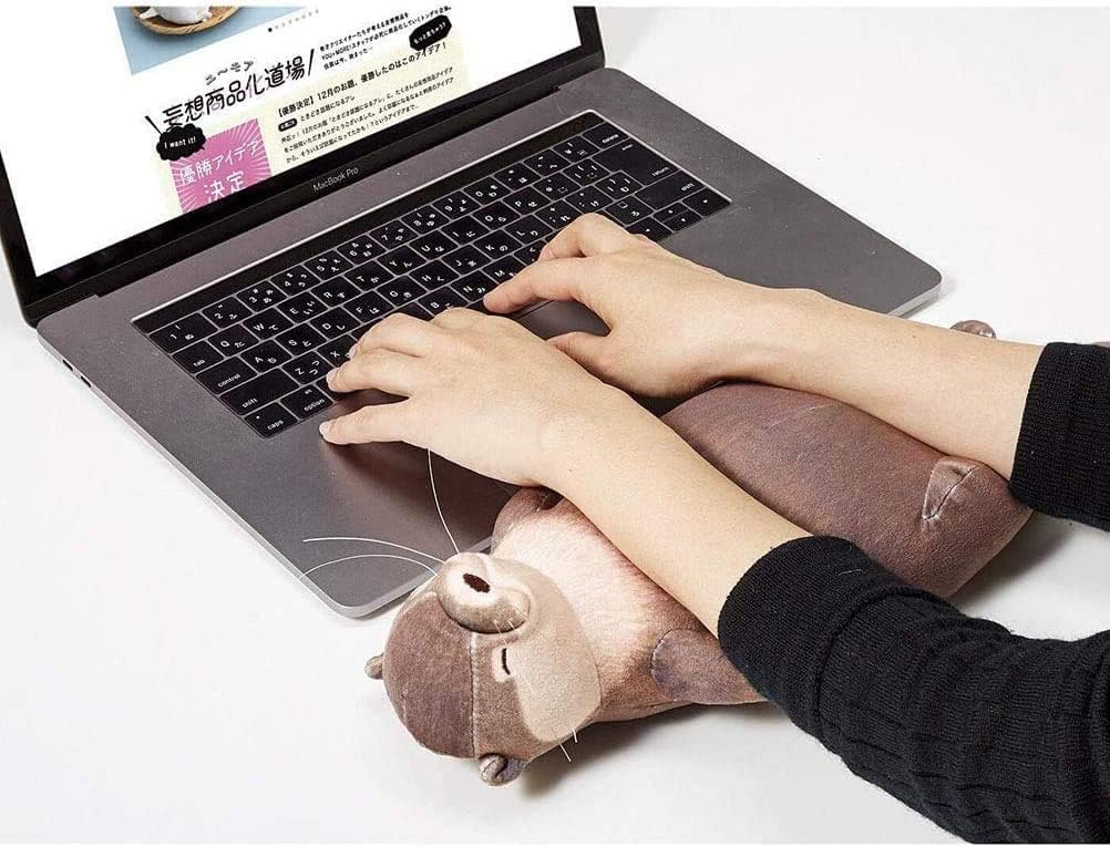 ProLeo Handgelenkstütze, 40cm Otter Handgelenk Auflage, angefülltes unten Baumwollbleistift Kasten K