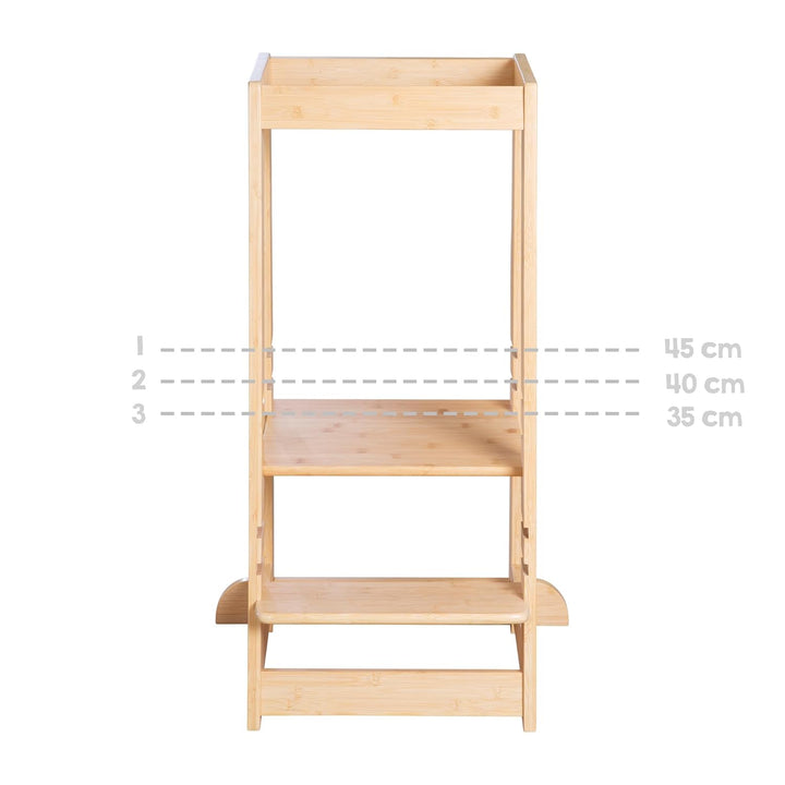 roba Lernturm nach Montessori - Sicherer Tritthocker für Kinder - Ideal als Küchenhelfer - Bis 80 kg