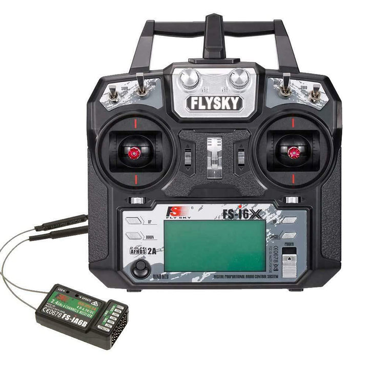 FLYSKY FS-i6X 10CH 2,4GHz RC Sender Controller mit iA6B Empfänger Upgrade Kabel für RC Boot Racing D