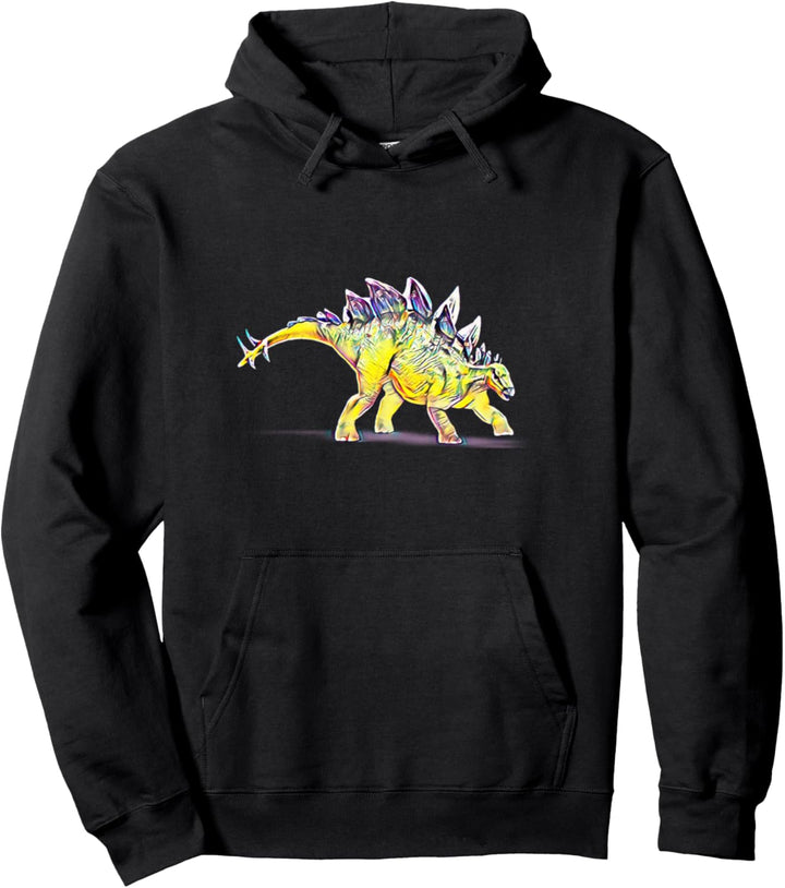 Stegosaurus Dinosaurier Motiv Dino Pflanzenfresser Urzeit Pullover Hoodie