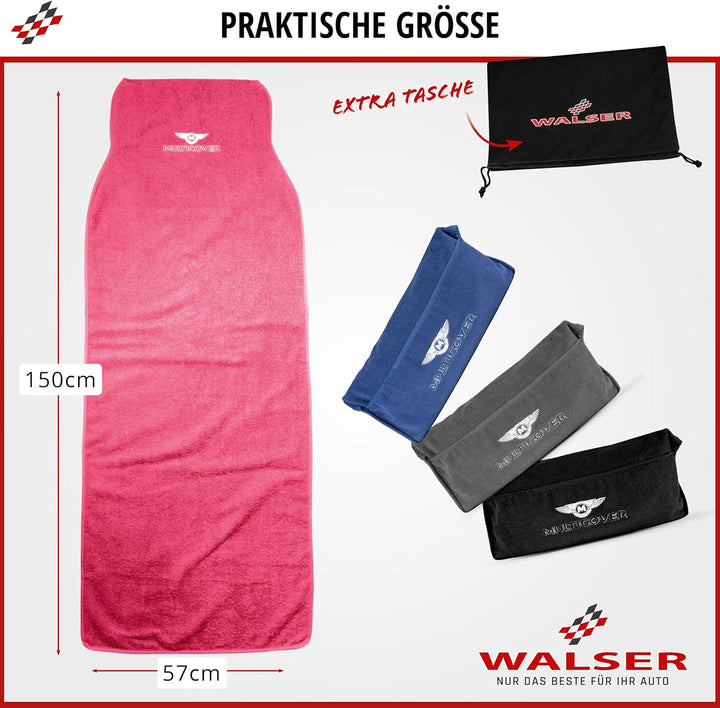 Walser Sitzaufleger Multicover, universal Auto-Sitzauflage, waschbarer Autositz-Überwurf pink, Pink