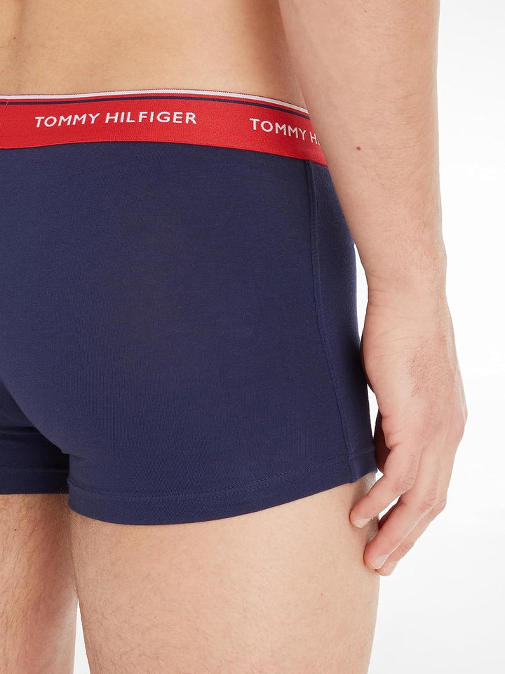 Tommy Hilfiger Herren Boxershorts (3er Pack) S Mehrfarbig (Multi / Peacoat), S Mehrfarbig (Multi / P