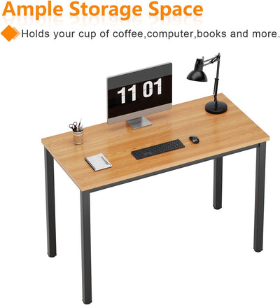 Need Computertisch Schreibtisch 100x60 cm PC Tisch Bürotisch Arbeitstisch Esstisch für Home Office,