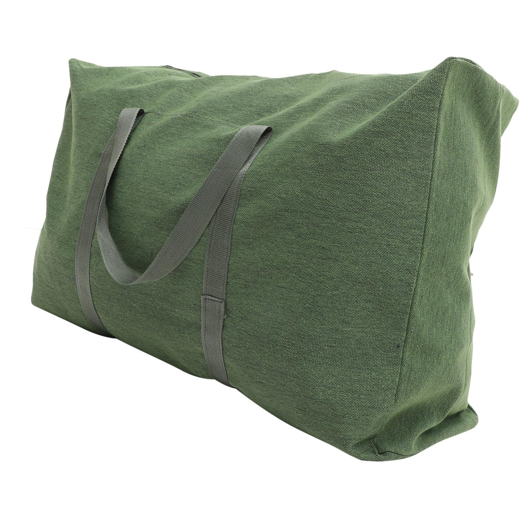 TOPBATHY Grosse Kapazität Reisetasche Segeltuch Reisetasche Grosse Seesack Olivgrün, olivgrün