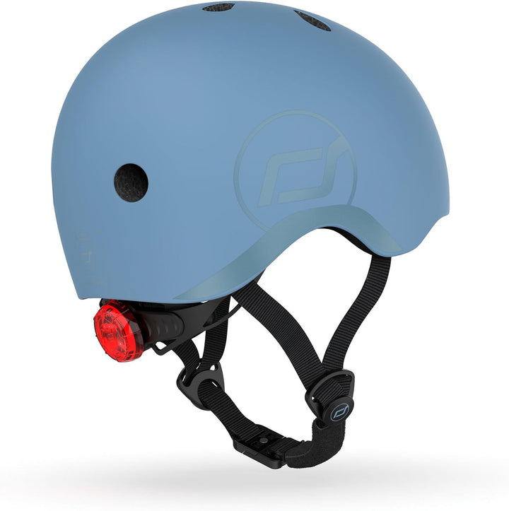 Scoot & Ride, S - M Size Kids Helmet Steel, Steel